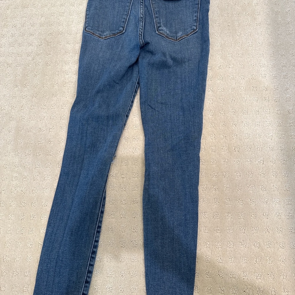 Abercrombie & Fitch Simone High Rise Super Skinny Distressed Jeans | 25 Short - Picture 5 of 6